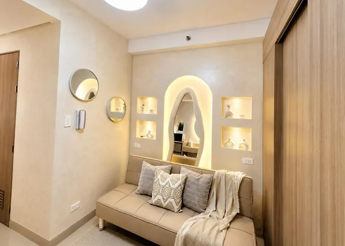 Apartment Cozy 1br Near Moa With Balcony Shore Residences Manila